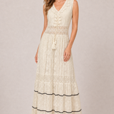 Milica | Boho maxi šaty s výstrihom do V