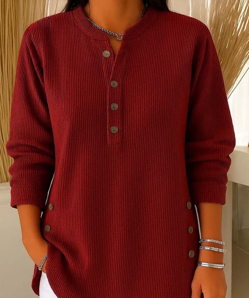 Nieves | Henley tunika s gombíkmi