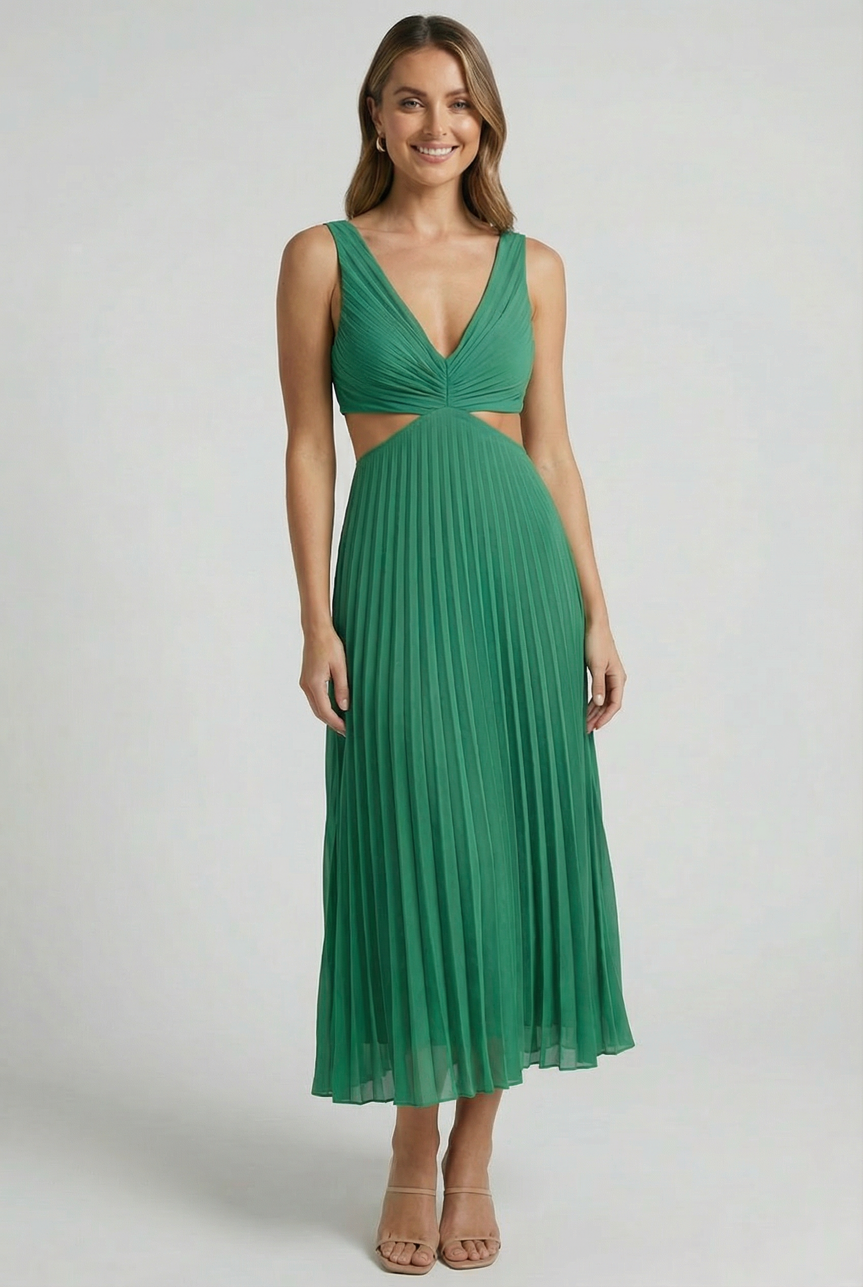 Karina | Elegantné plisované maxi šaty