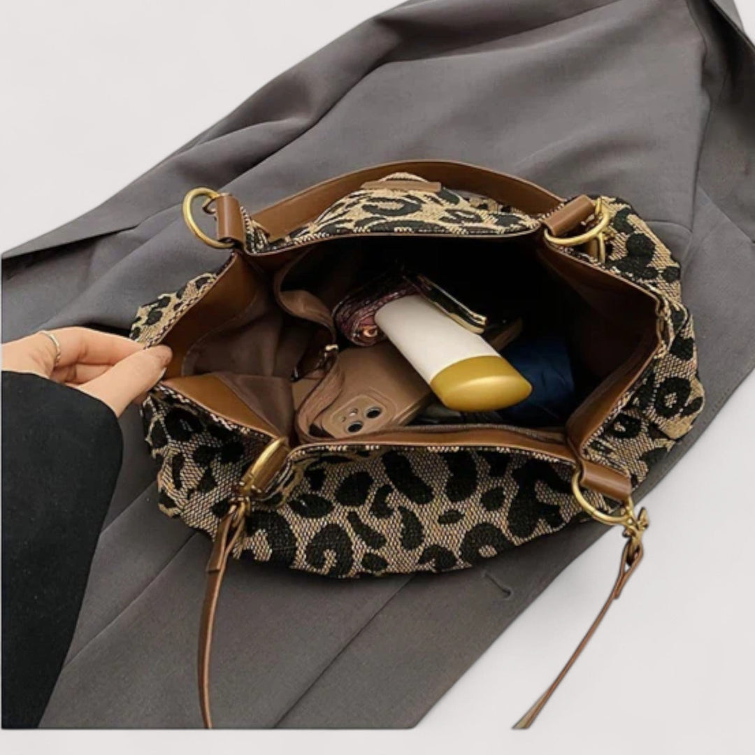 Chrt – Plátená nákupná taška s leopardím vzorom