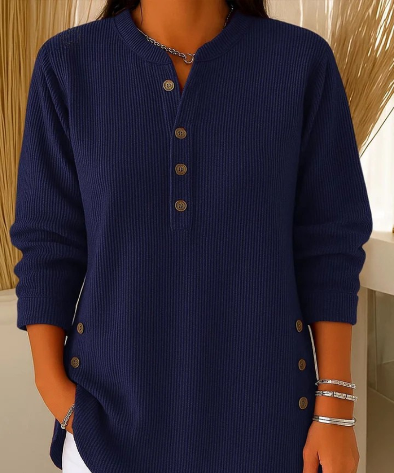 Nieves | Henley tunika s gombíkmi