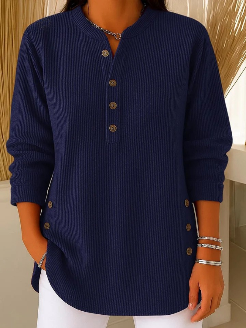 Nieves | Henley tunika s gombíkmi
