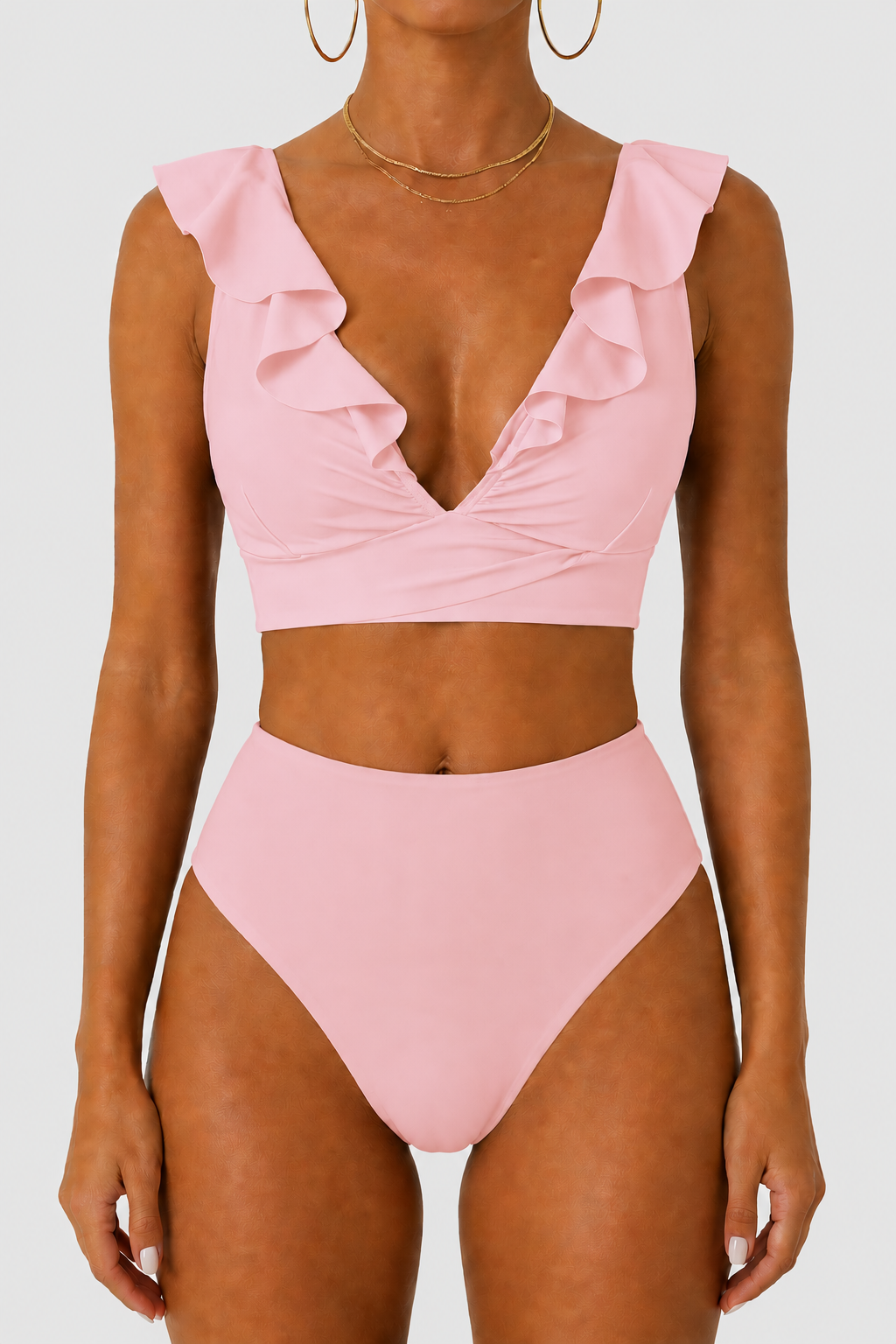 Tvarujúce bikiny s volánmi
