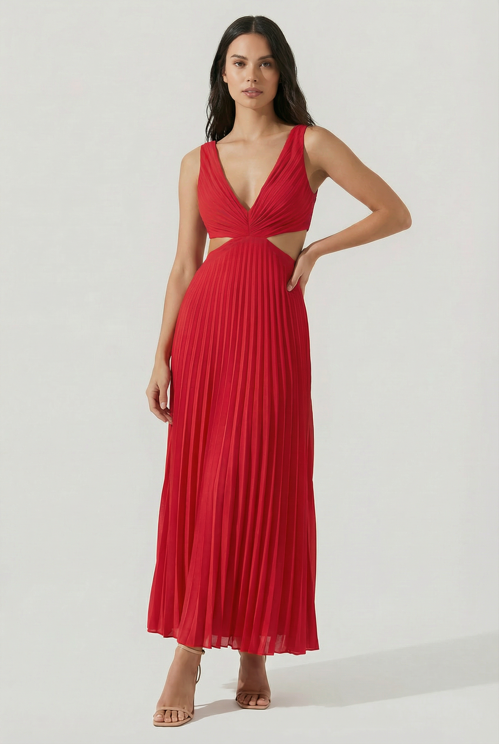 Karina | Elegantné plisované maxi šaty