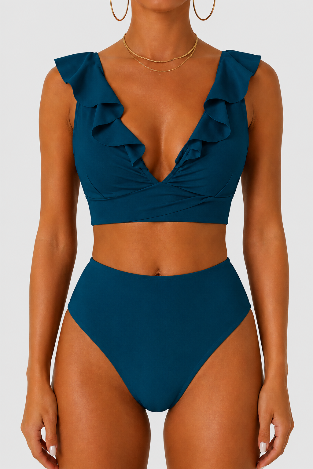 Tvarujúce bikiny s volánmi