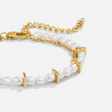 Aria - Vícevrstvý perlový náramek pro elegantní vzhled