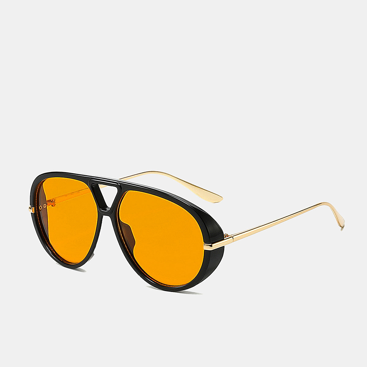 Aviator slnečné okuliare s výraznými bočnicami