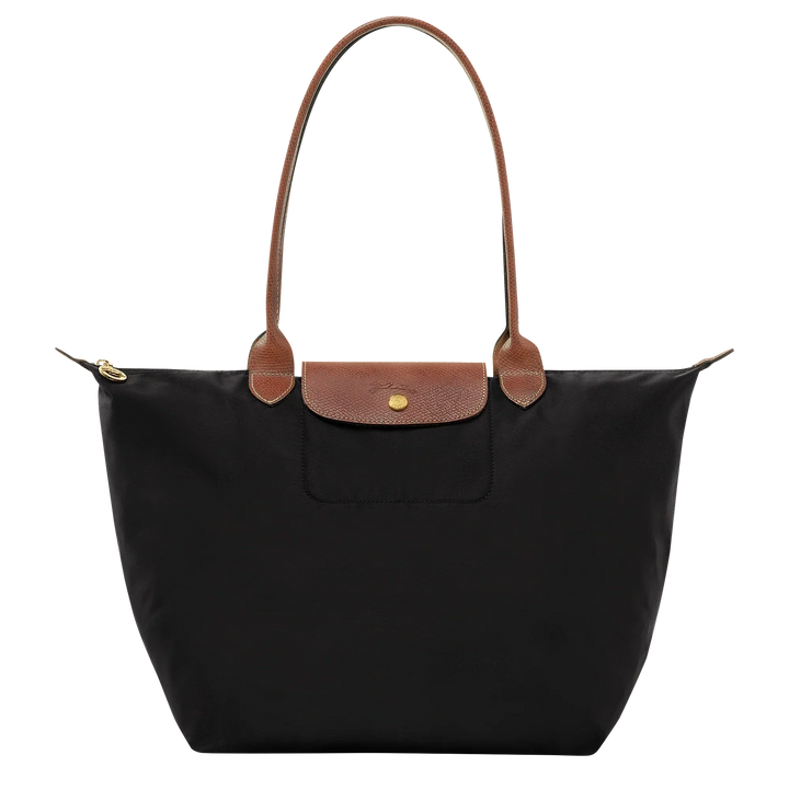 Veľká čierna taška Le Pliage – klasický tote model