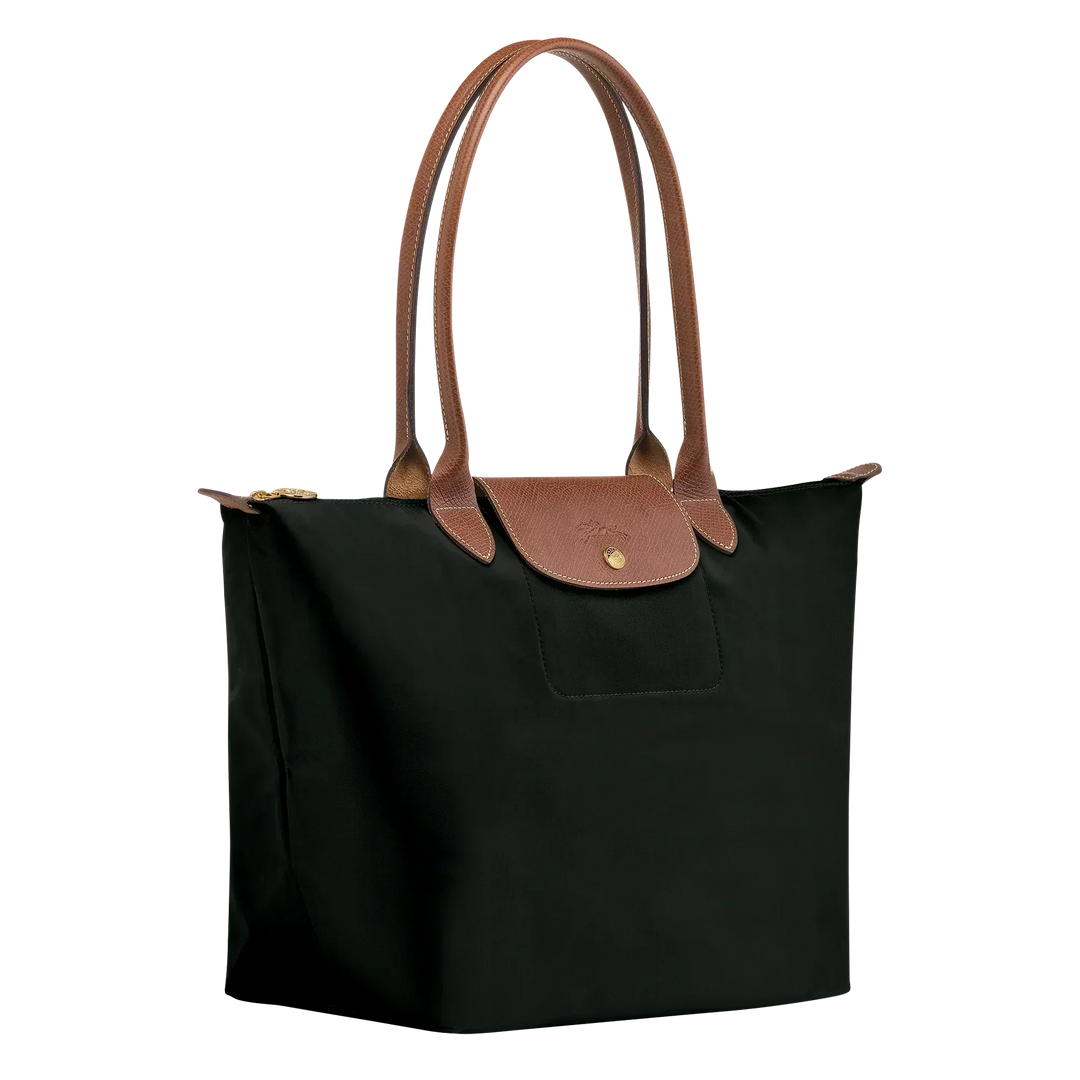 Veľká čierna taška Le Pliage – klasický tote model