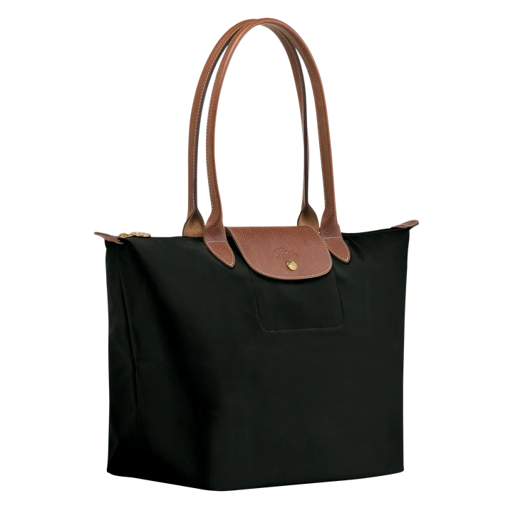 Veľká čierna taška Le Pliage – klasický tote model