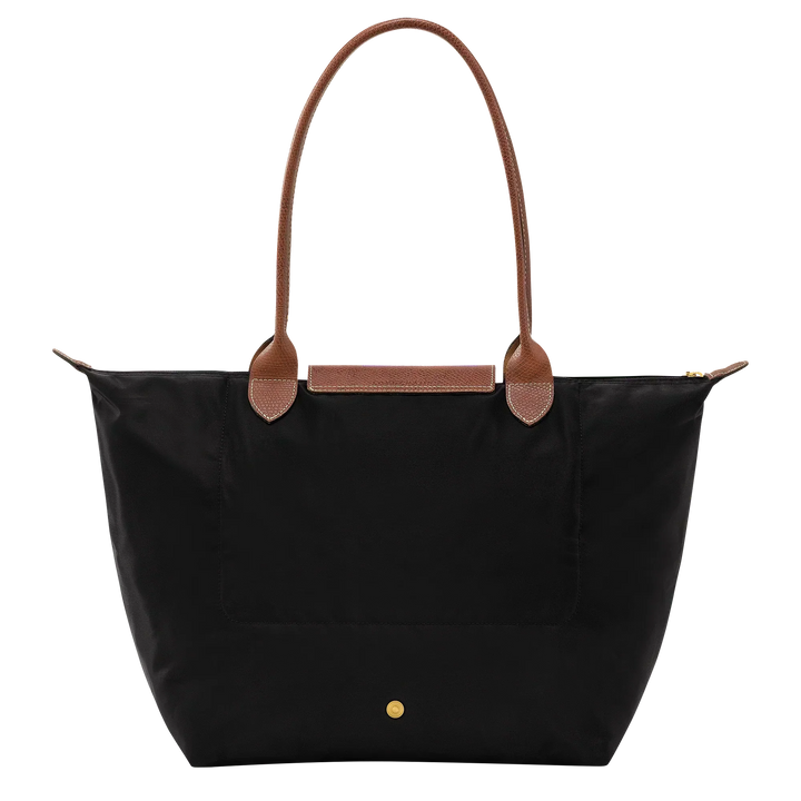 Veľká čierna taška Le Pliage – klasický tote model