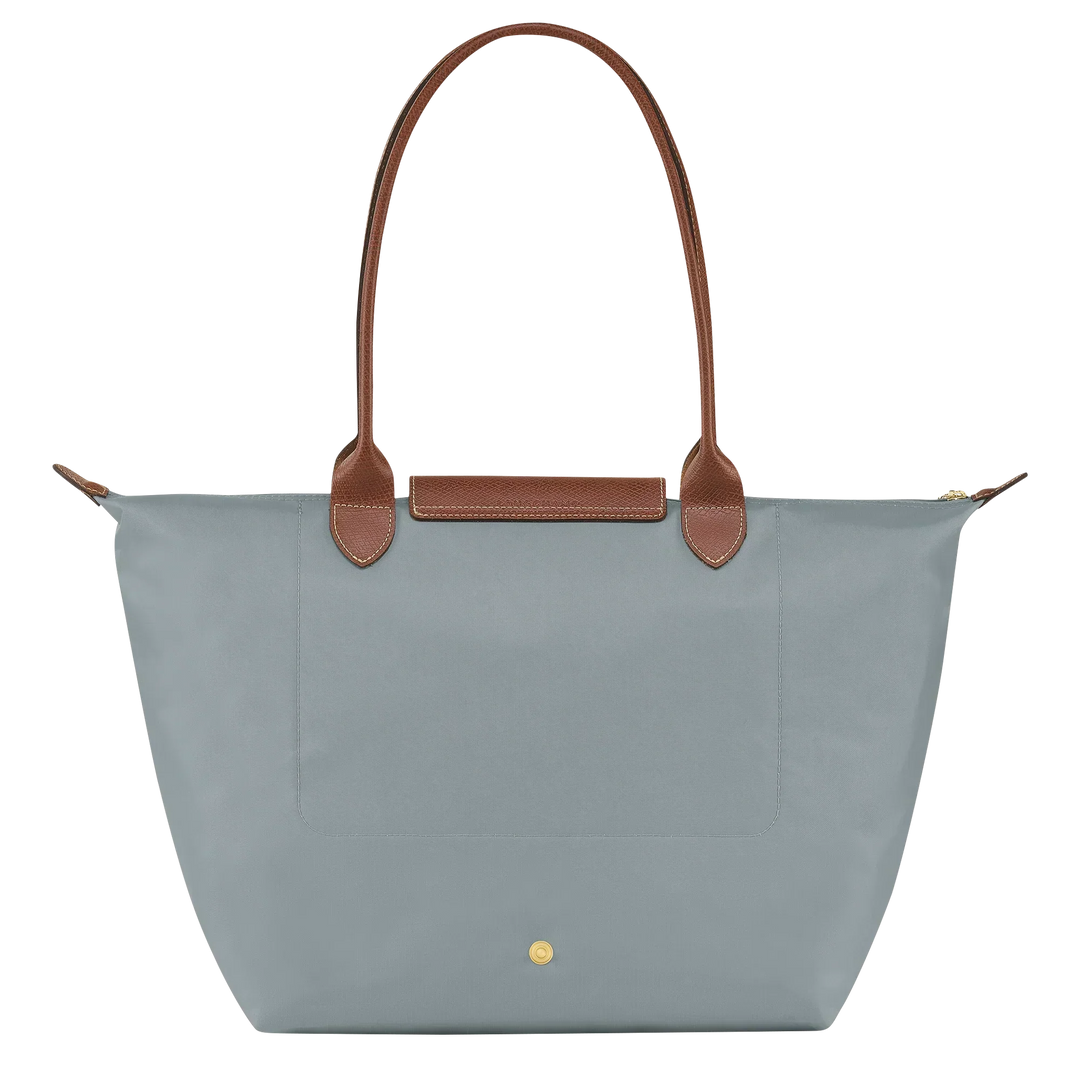 Veľká klasická taška Le Pliage Tote v oceľovej farbe