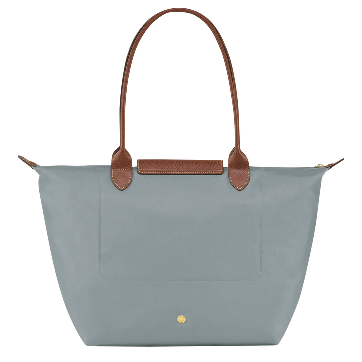 Veľká klasická taška Le Pliage Tote v oceľovej farbe