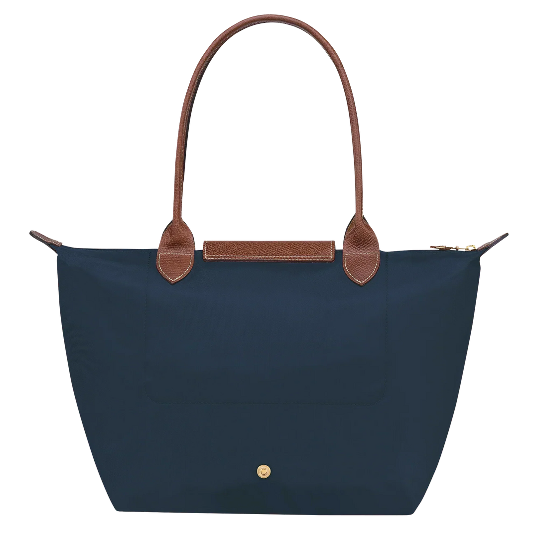 Klasická taška Tote Le Pliage Medium v námořní modré