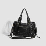 Pevná hladká crossbody kabelka