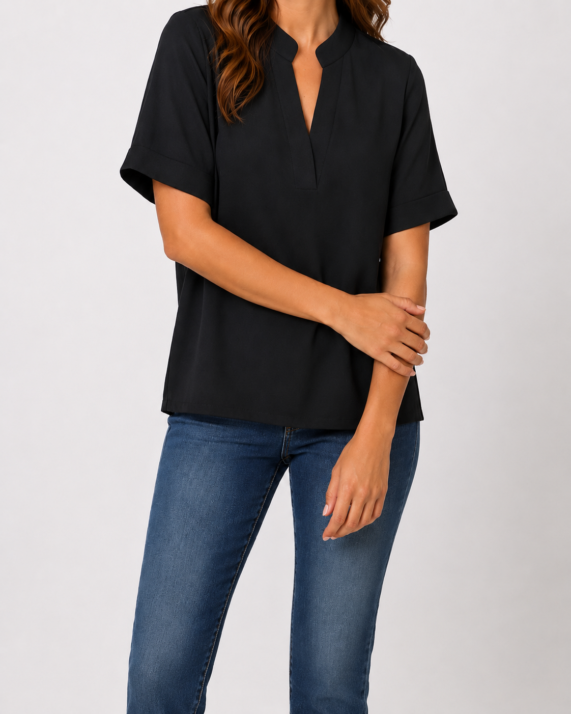 Štefánia | Elegantná blúzka s jemným stojačikom