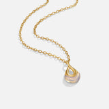 Tiffany - Elegantní náhrdelník s bílým kamenem