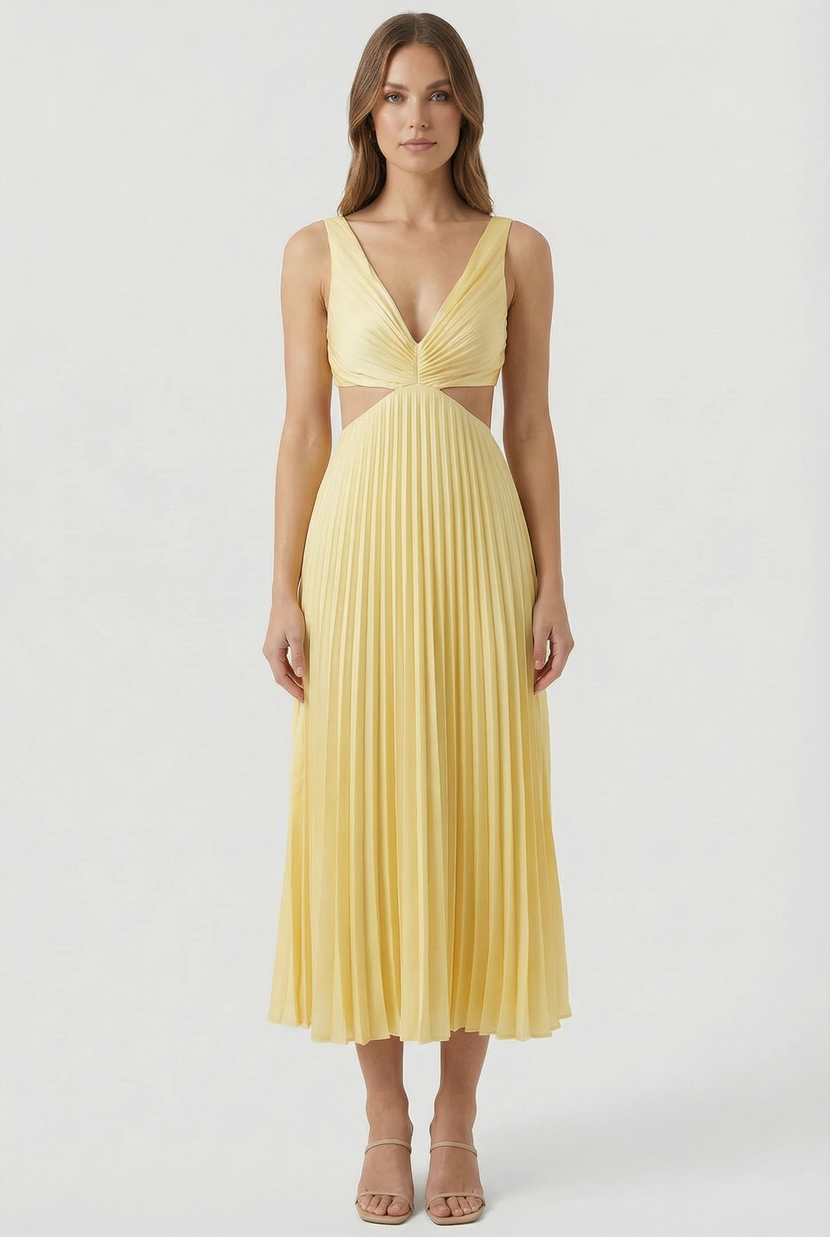 Karina | Elegantné plisované maxi šaty