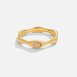 Amalfi – Elegantní zlatý prsten s vlnitým designem