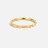 Astrid – Elegantní zlatý prsten s krystalem