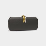 Hladká crossbody kabelka s retiazkou