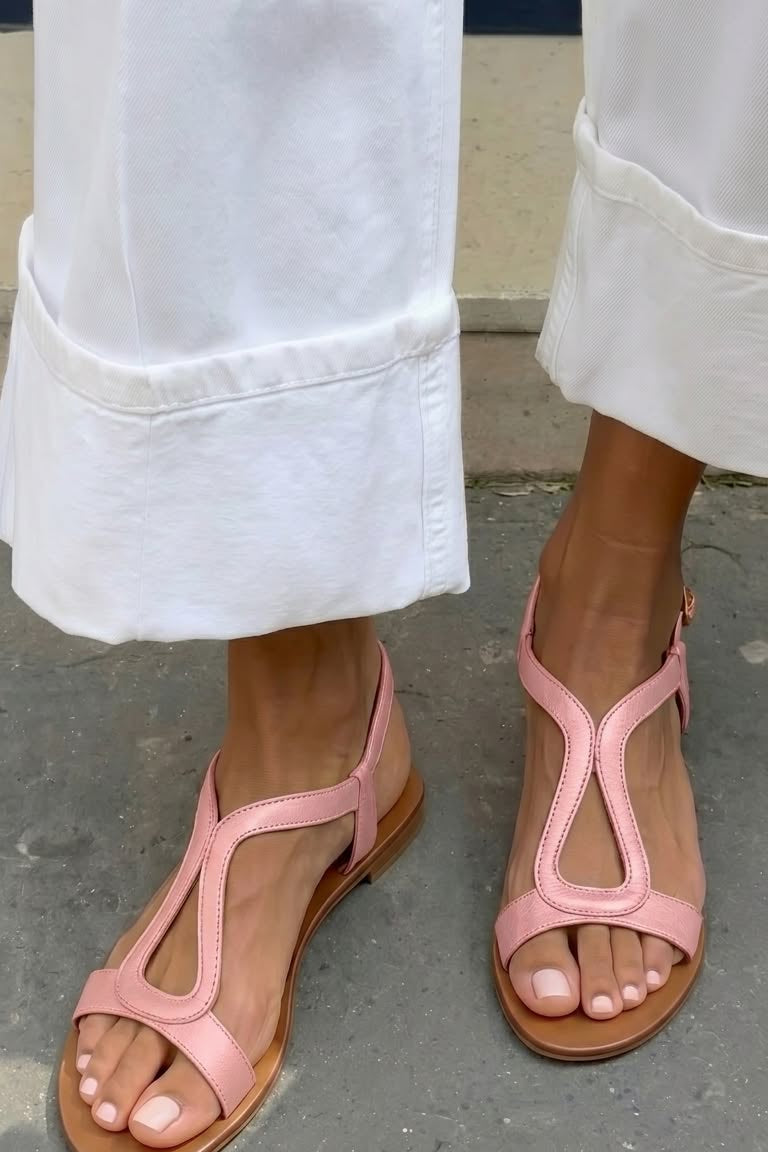 Elegantné ploché sandále