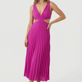 Karina | Elegantné plisované maxi šaty