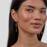 Barbora - Elegantní náušnice s květinovým motivem