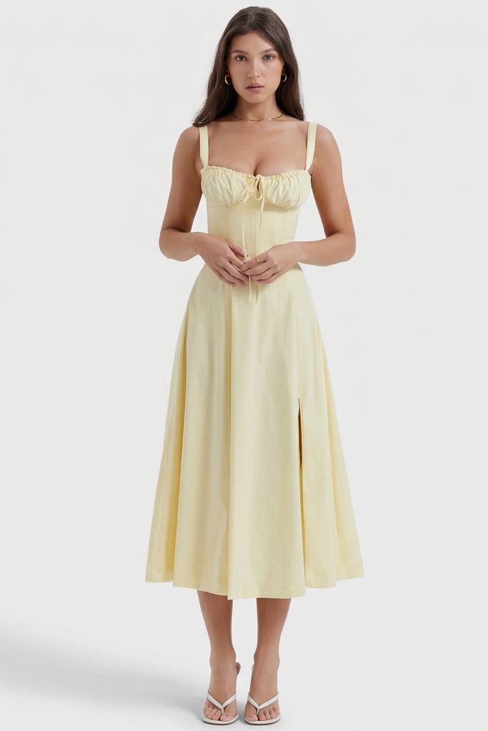 Júlia | Elegantné splývavé maxi šaty