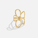 Daisy – Okouzlující zlatý prsten ve tvaru květiny