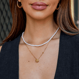 Claudia - Elegantní náhrdelník s přívěskem zlaté růže