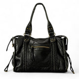 Pevná hladká crossbody kabelka