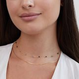 Alana - Luxusní vícestupňový kamenový náhrdelník
