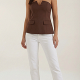 Emília | Basic top bez rukávov