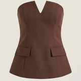 Emília | Basic top bez rukávov