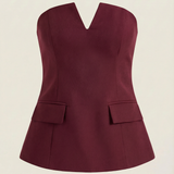 Emília | Basic top bez rukávov