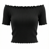 Jolana | Basic top s krátkym rukávom