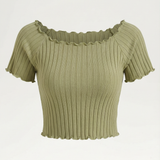 Jolana | Basic top s krátkym rukávom