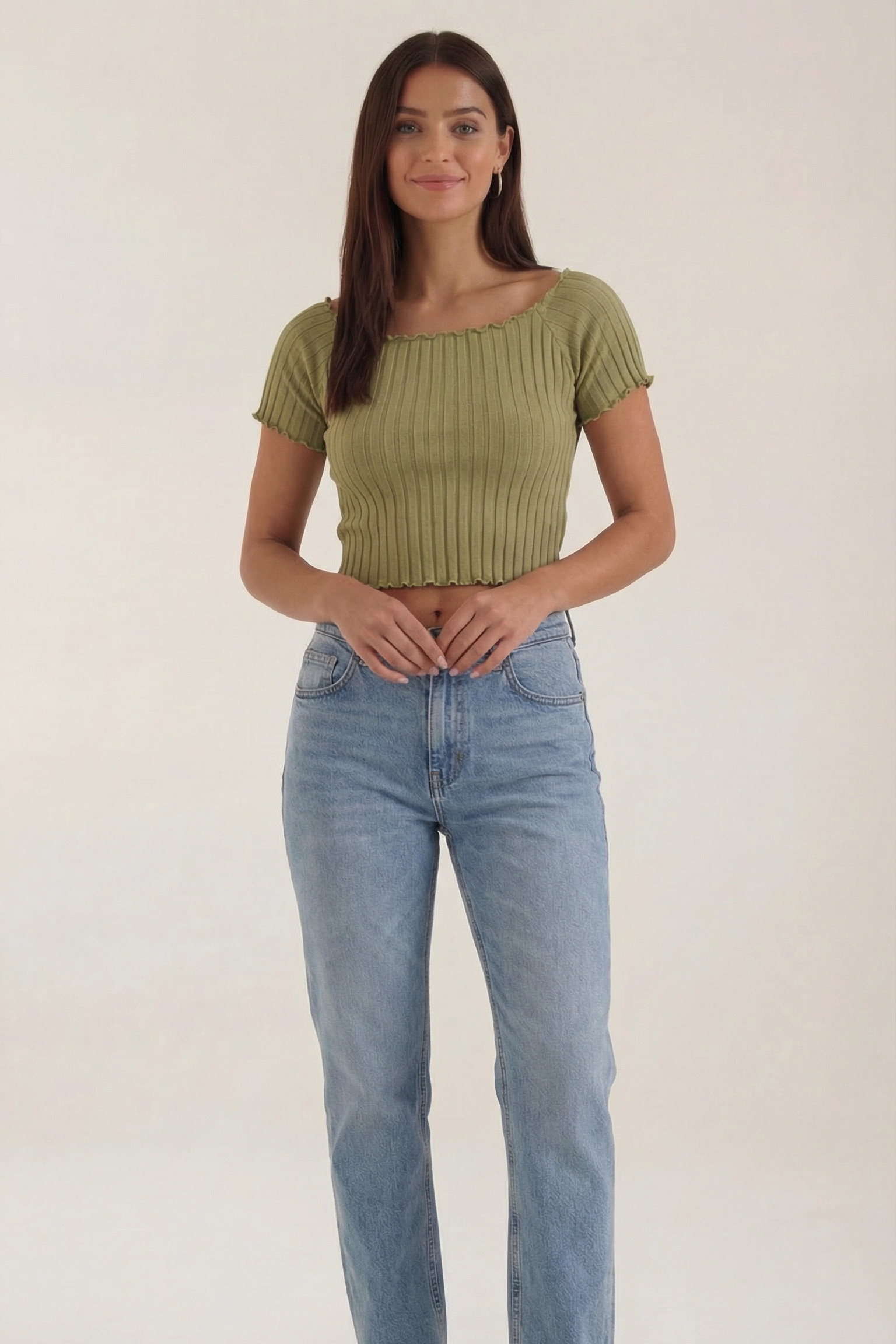 Jolana | Basic top s krátkym rukávom