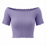Jolana | Basic top s krátkym rukávom