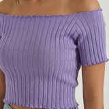 Jolana | Basic top s krátkym rukávom