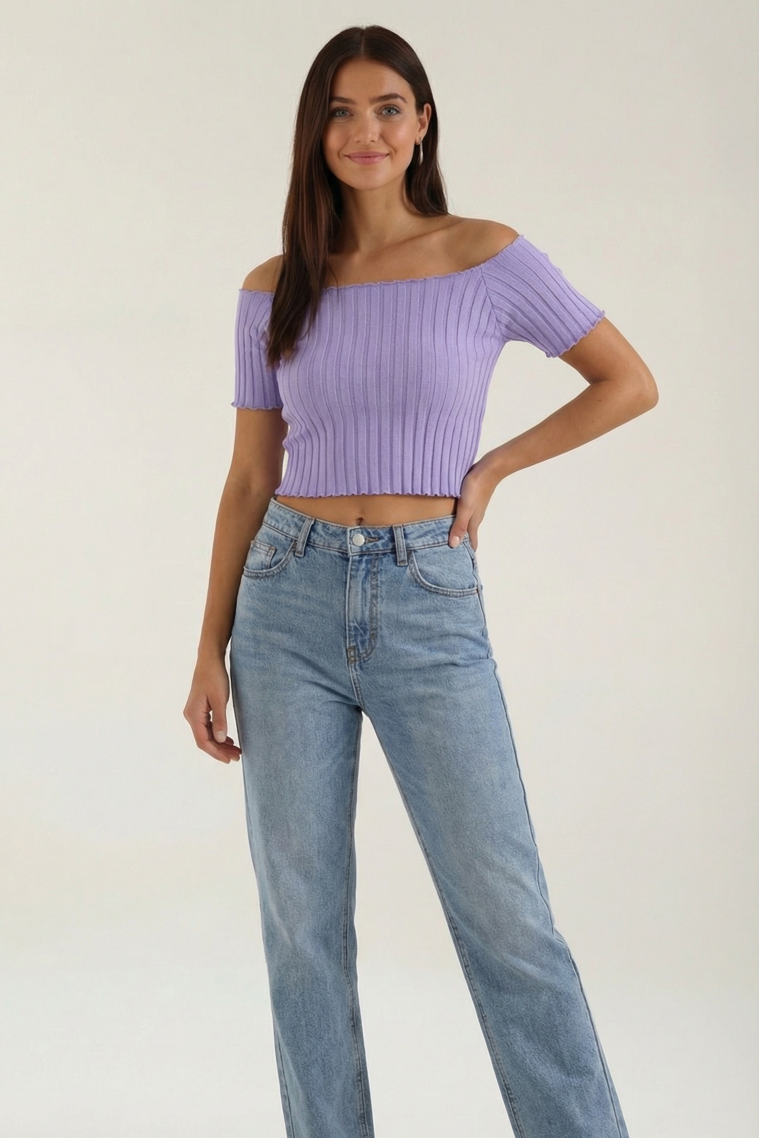 Jolana | Basic top s krátkym rukávom