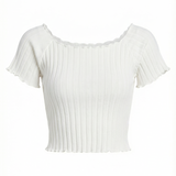 Jolana | Basic top s krátkym rukávom