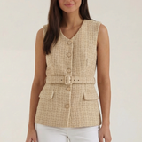 Perla | Elegantný top bez rukávov