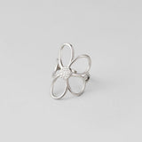 Daisy – Elegantní stříbrný květinový prsten
