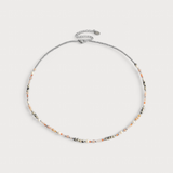 Diona - Náhrdelník z přírodního kamene s nerezovou ocelí - Elegantní a odolný!
